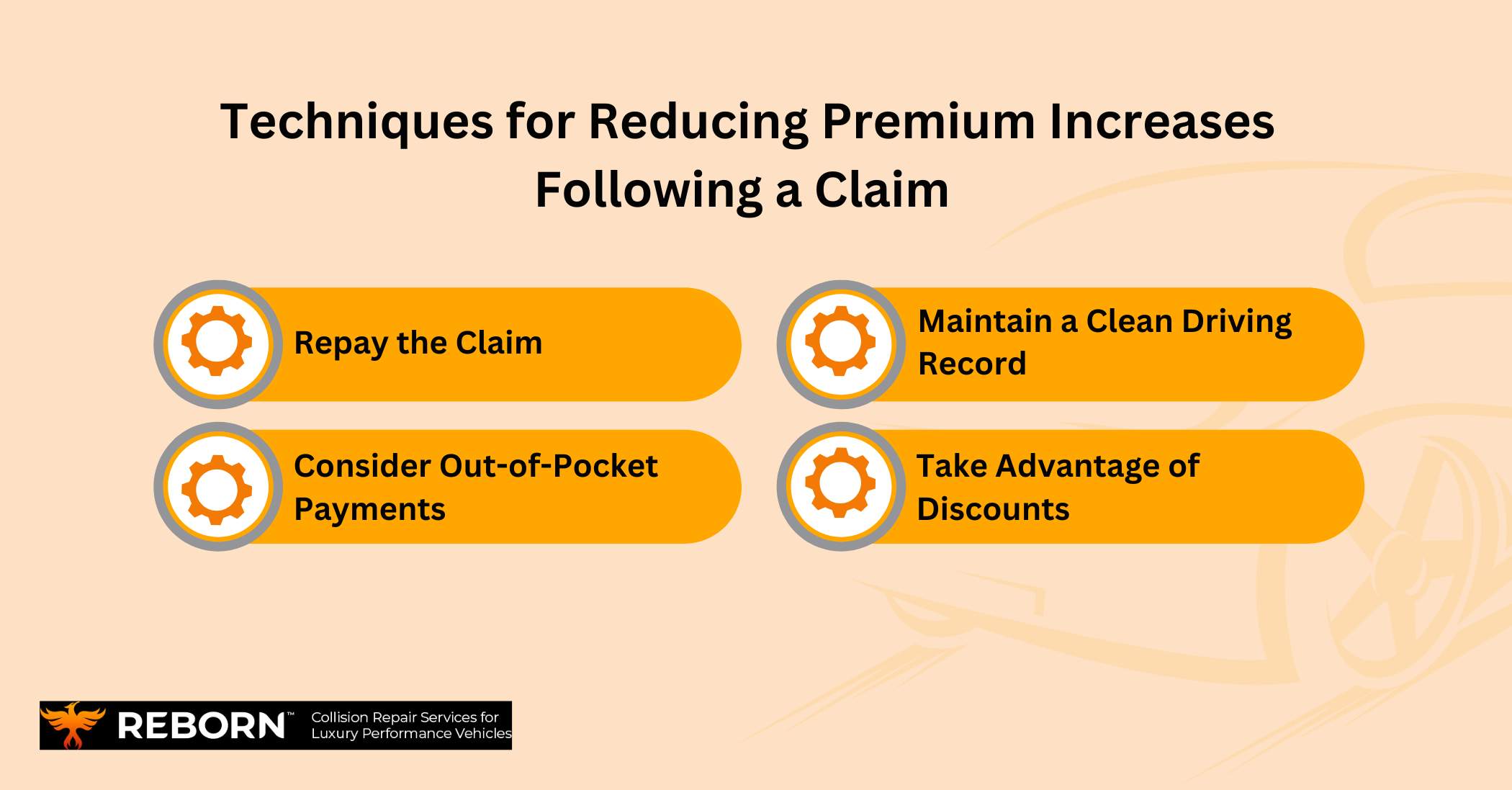 Techniques for Reducing Premium Increases Following a Claim